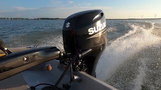 Test Run SUZUKI 40 HP outboard [upl. by Duwe]