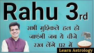 Rahu In 3rd House  Rahu In Astrology  Dr Yogesh Sharma  Happy Life Astro [upl. by Rufe]