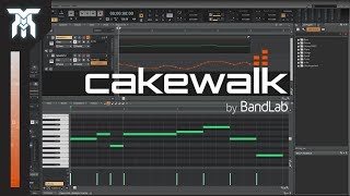 How To Use Cakewalk by Bandlab  Tutorial For Beginners FREE DAW [upl. by Rebmetpes]