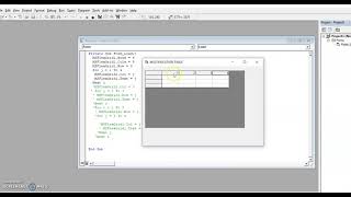 MS FlexGrid Control in Visual Basic 60 [upl. by Nirtak256]