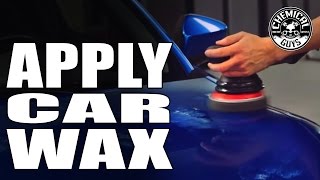 How To Apply Car Wax By Machine  TORQ22D  Chemical Guys [upl. by Osicnarf]