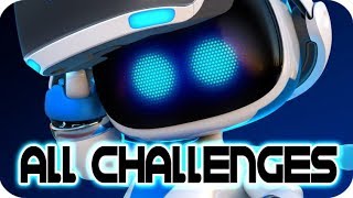 Astro Bot Rescue Mission All Challenges  GOLD  PS4 PSVR [upl. by Nalliuq508]