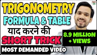 Trigonometry  Trigonometry FormulasTable Trick  Trigonometry Class 101112 Trigonometry Basics [upl. by Akehsar]