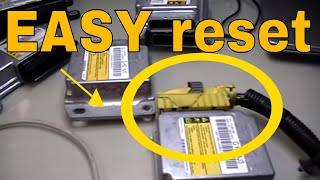 How to Reset  Repair clear the crash data from GM Airbag control module part 1 [upl. by Niarda]