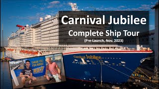 Carnival Jubilee Detailed First Look  Complete Ship Tour w comparison to Carnival Celebration [upl. by Elagibba654]