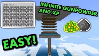 EASY 120 CREEPER FARM TUTORIAL in Minecraft Bedrock MCPEXboxPS4Nintendo SwitchWindows10 [upl. by Lekram]