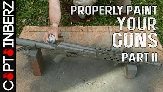 Properly Camo Painting a GunRifle Part II [upl. by Dunlavy779]