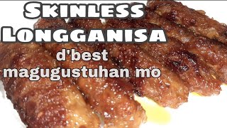 Sweetened Skinless Longganisa  How to cook skinless longganisa  Shakusina Mommysha [upl. by Shaper]