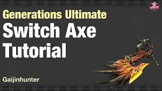 MHGU Switch Axe Tutorial [upl. by Siekram306]