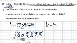 Exercice Arithmétique 2eme SC Partie 3 [upl. by Nurav]