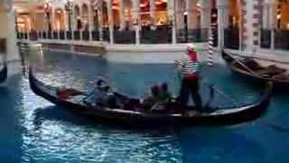 Singing gondolier at the Venetian part 1 of 2 [upl. by Calen124]