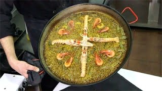 Paella de Marisco auténtica de Valencia [upl. by Yderf]