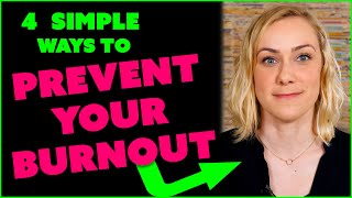 4 SIMPLE WAYS to Prevent Your Burnout  Kati Morton [upl. by Nitfa984]