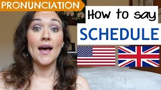 How to Pronounce SCHEDULE US UK amp Australian pronunciation [upl. by Maibach]