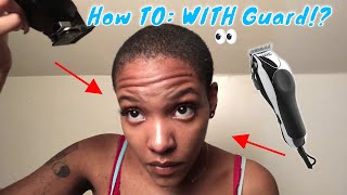 How TO Cut Hair With Clippers with guard 😱 [upl. by Tawsha256]