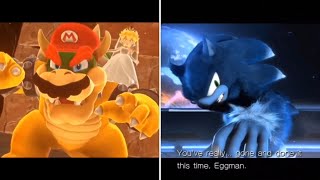 Mario and Sonic AMV My Demons with lyrics [upl. by Munafo439]