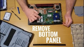 How to Remove Bottom Panel On Laptop [upl. by Aitercul]