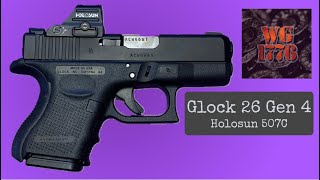 Glock 26 Gen 4 with Holosun 507C [upl. by Corinne]