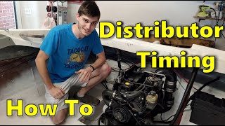 Mercruiser Engine Distributor Timing [upl. by Kora]