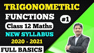 Trigonometric Functions Part 1  Full Chapter Synopsis  HSC New Syllabus 202021  Dinesh Sir [upl. by Etteraj]