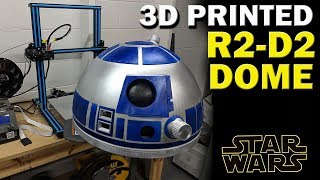 HOW TO MAKE A 3D PRINTED R2D2  PART 1 THE DOME [upl. by Huberty]