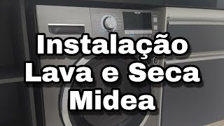 Lava e Seca Midea Storm Wash Como Instalar [upl. by Dreda]