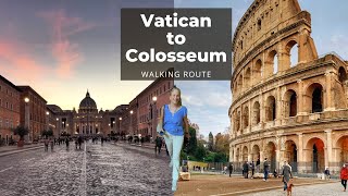 How To Walk From The Vatican To The Colosseum In Under An Hour [upl. by Channing]