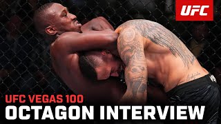 Tresean Gore Octagon Interview  UFC Vegas 100 [upl. by Rabah]