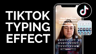 How to Use the Typing Effect on TikTok Keyboard Typing Sound [upl. by Eran]