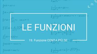 Funzione contapiùse  Excel Facile [upl. by Ysus606]