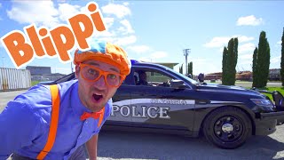 Police Cars for Toddlers with Blippi  Educational Videos for Kids [upl. by Nylorahs592]