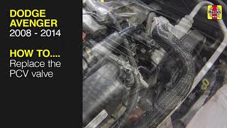 How to Replace the PCV valve on the Dodge Avenger 2008  2014 [upl. by Cohette]