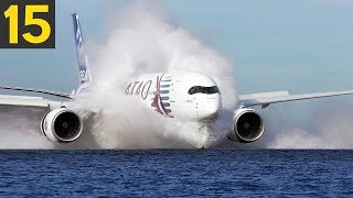 15 DANGEROUS Plane Landings  Great Pilots [upl. by Nysila]