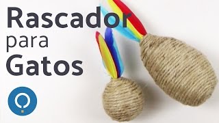 Rascador para gatos  Juguetes para gatos DIY [upl. by Hairehcaz]