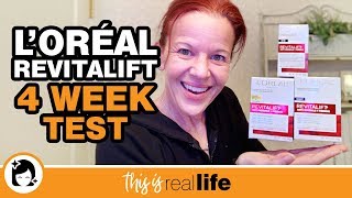 LOréal Revitalift 4 Week Test Video  THIS IS REAL LIFE [upl. by Rephotsirhc926]