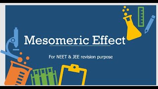 Mesomeric Effect  Video Notes [upl. by Teage649]