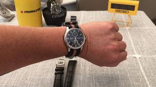 Parnis Power Reserve Review  IWC HOMAGE [upl. by Aniluj]