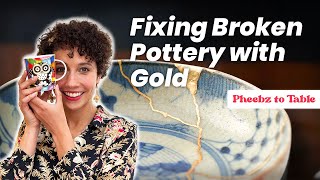 The Art of Kintsugi How to Repair Broken Japanese Pottery with Gold [upl. by Llenod587]