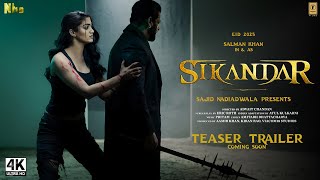 SIKANDAR  Official Trailer  Salman Khan  Rashmika Mandanna  Sikandar Song  Sikandar Teaser [upl. by Boatwright]