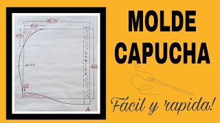 Cómo hacer MOLDE DE CAPUCHA  Fabiana Marquesini  327 [upl. by Anoyek]