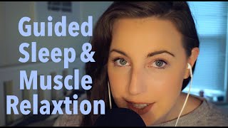 ASMR Close Whisper Guided Sleep  Muscle Relaxation with countdown [upl. by Mel409]