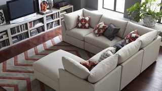 The Beckham Sectional Sofa by Bassett Furniture [upl. by Gaivn]