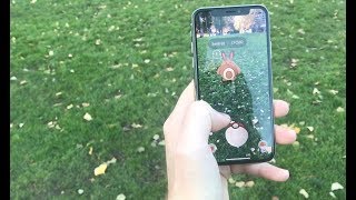 Pokemon GOs new AR Mode for iOS [upl. by Attenat847]