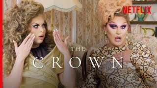 Drag Queens The Vivienne amp Cheryl Hole React to The Crown  I Like to Watch UK Ep 5 [upl. by Page]