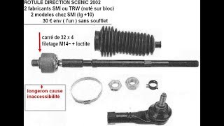 Comment remplacer une Biellette De Direction rotule de direction Clio 3 [upl. by Droffig]