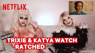 Drag Queens Trixie Mattel amp Katya React to Ratched  I Like to Watch  Netflix [upl. by Drofyar345]