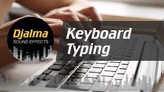 Keyboard Typing Sound Effect  3 speeds Normal Fast and Slow [upl. by Lora]