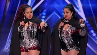 AMERICA´S GOT TALENT  PERUANAS GEMELAS SORPRENDEN AL MUNDO [upl. by Malloy]