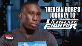 Tresean Gore’s incredible story of perseverance to reach The Ultimate Fighter  ESPN MMA [upl. by Jara]