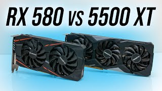 RX 5500 XT 8GB vs RX 580 8GB  Worth Upgrading 17 Games Tested [upl. by Janeen]